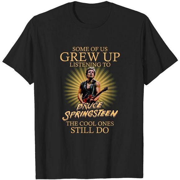 Listening To Bruce Springsteen Tshirt - Picture 1 of 4